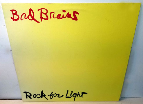 BAD BRAINS "Rock For Light" LP (PVC) 1983 Pressing/Used